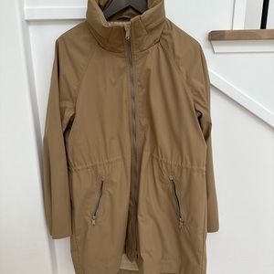 Aritzia Babaton windbreaker parka with hidden hood size small